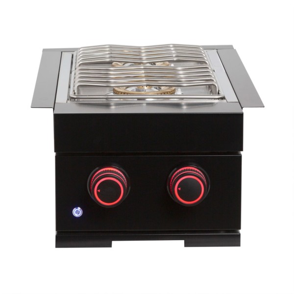 Quemador doble Sunstone SUNDB-BK negro mate