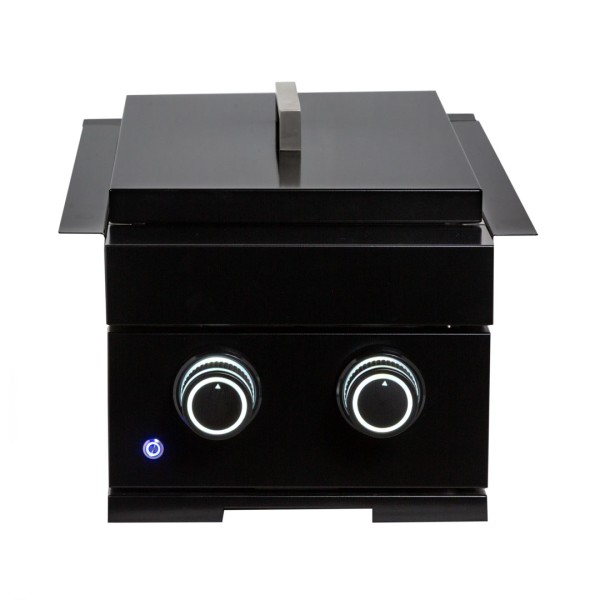 Quemador doble Sunstone SUNDB-BK negro mate