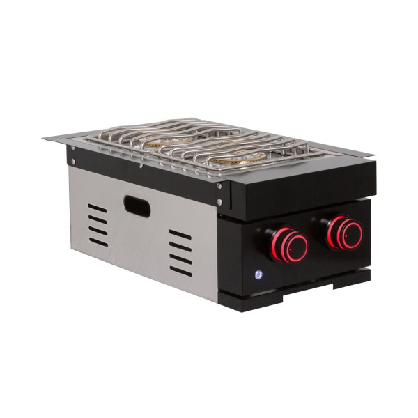 Quemador doble Sunstone SUNDB-BK negro mate