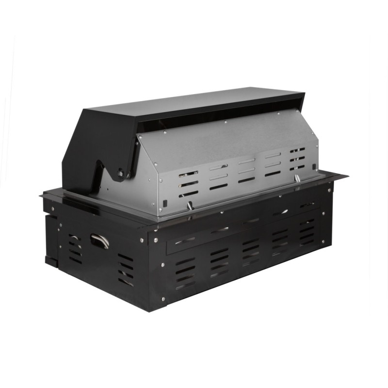 Barbacoa SUNG4B-BK de 4 quemadores para encastrar