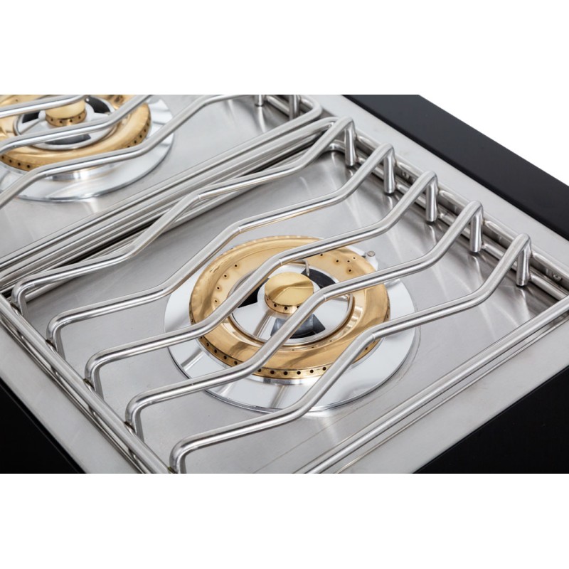 Quemador doble Sunstone SUNDB-BK negro mate