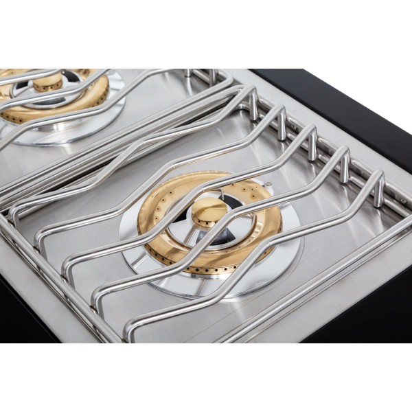 Quemador doble Sunstone SUNDB-BK negro mate