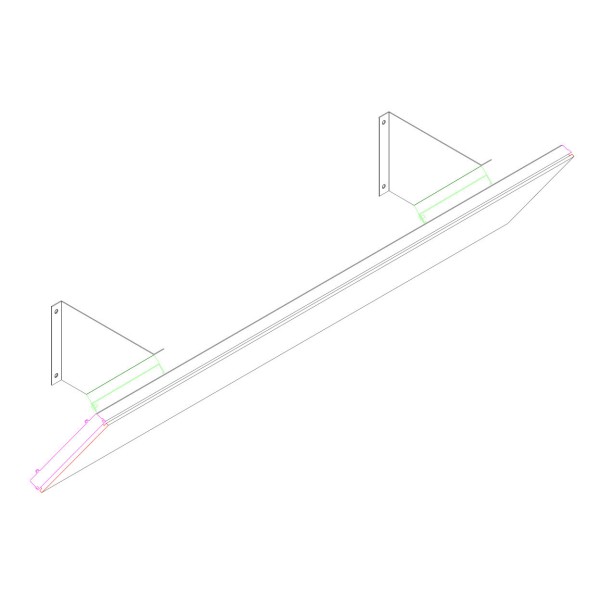 Soportes de montaje en angulo Heatstrip Indoor