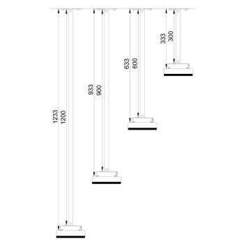 Kit de extensión de montaje 300 mm Heatstrip Design 2