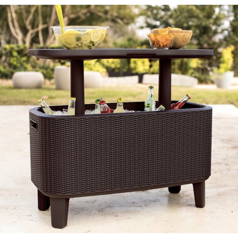 Mesa Nevera Bevy Bar Keter Ideal Barbacoas