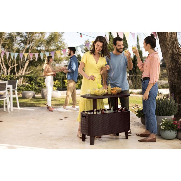 Mesa Nevera Bevy Bar Keter Ideal Barbacoas