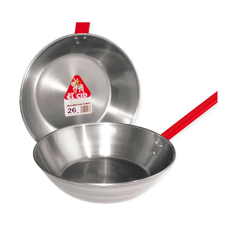 Sartén Honda con Mango Pulida El Cid 36 cm