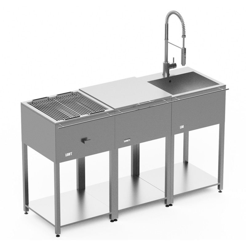 Cocina Exterior Looft Outdoor Sink Station