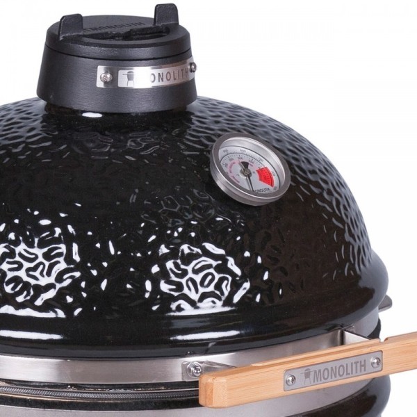 Kamado Monolith Junior Serie Pro 2.0 negra