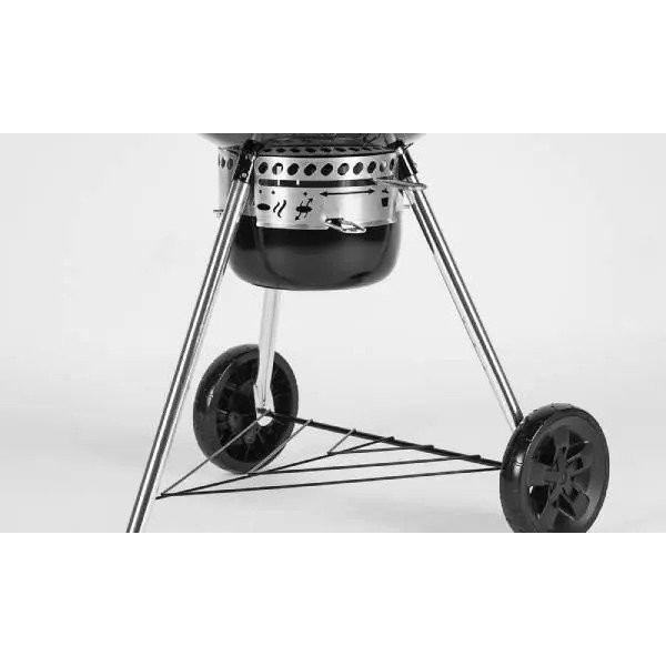 Cenicero extraíble para vaciar las cenizas y regular la temperatura