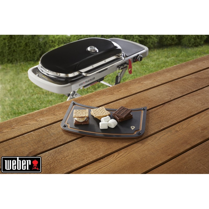 Soporte reversible prep & serve para weber traveler