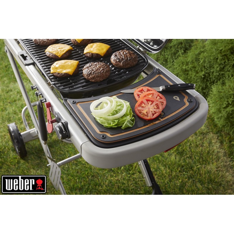 Soporte reversible prep & serve para weber traveler