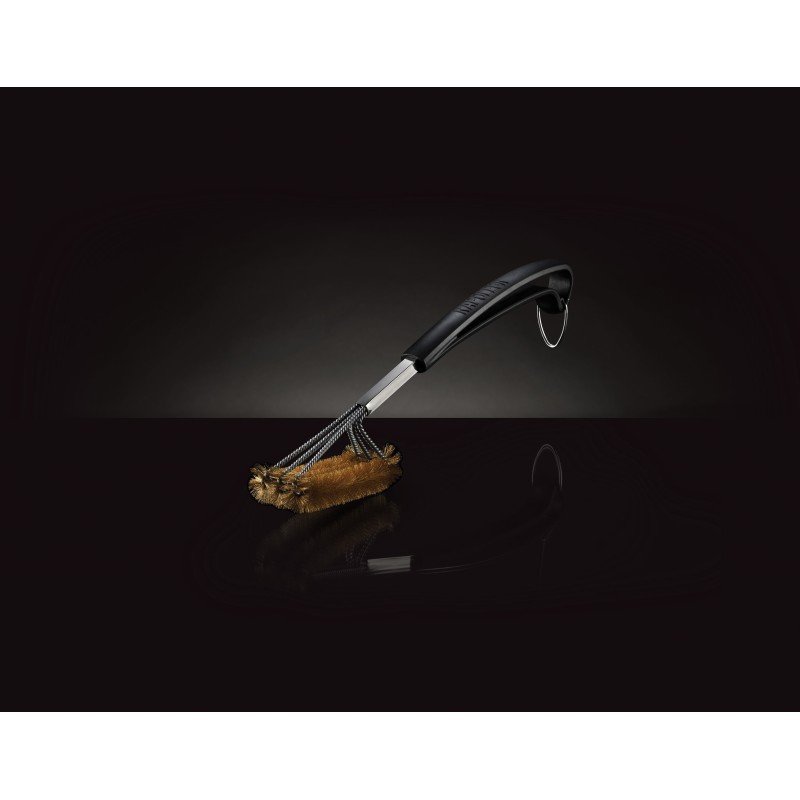 Cepillo para Parrilla de 3 Hileras con Cerdas de Latón