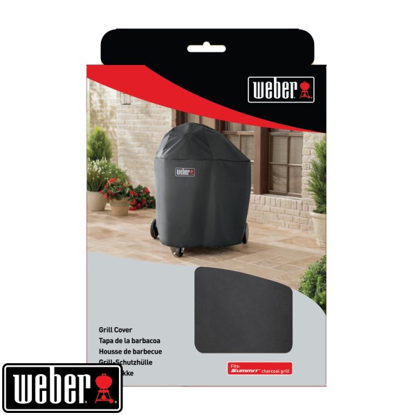 Funda deluxe para barbacoa Weber Summit Charcoal Grill black