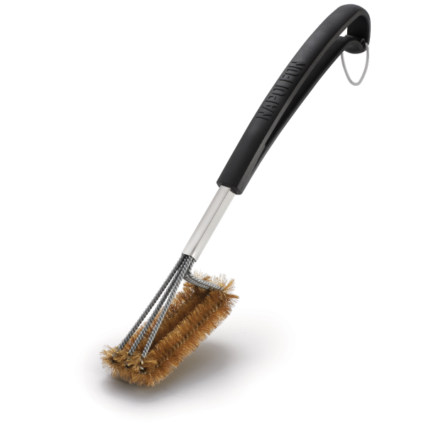 Cepillo para Parrilla de 3 Hileras con Cerdas de Latón