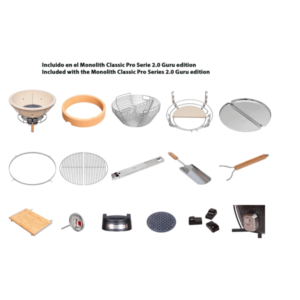 Kamado Monolith Classic Pro Serie 2.0 Guru Edition