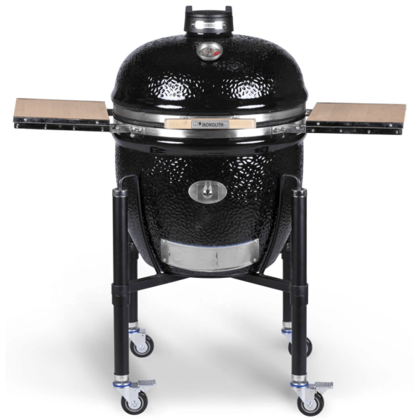 Kamado Monolith Le Chef Pro Series 2.0 Negro con Carro