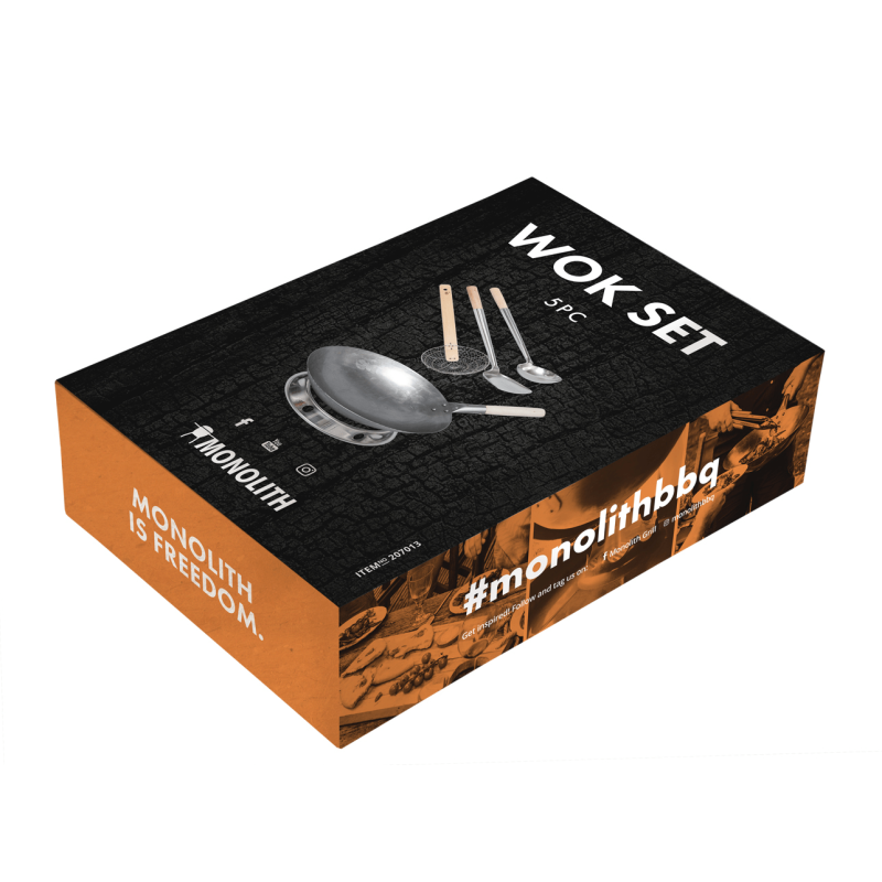 Set de Wok de 5 piezas Kamado Monolith