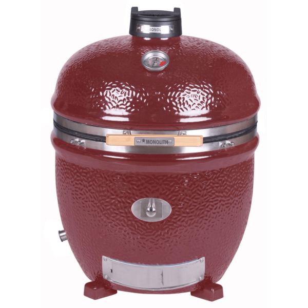 Kamado Monolith Le Chef Pro Series 2.0 Burdeos con Pies