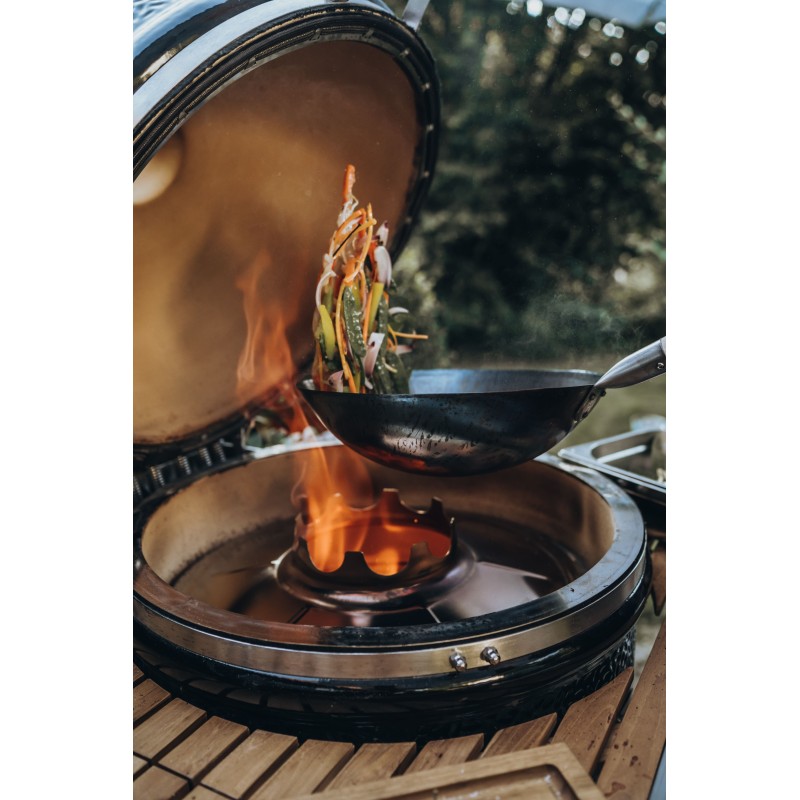 Buggy para kamado, wok y soporte para wok