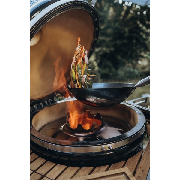 Buggy para kamado, wok y soporte para wok