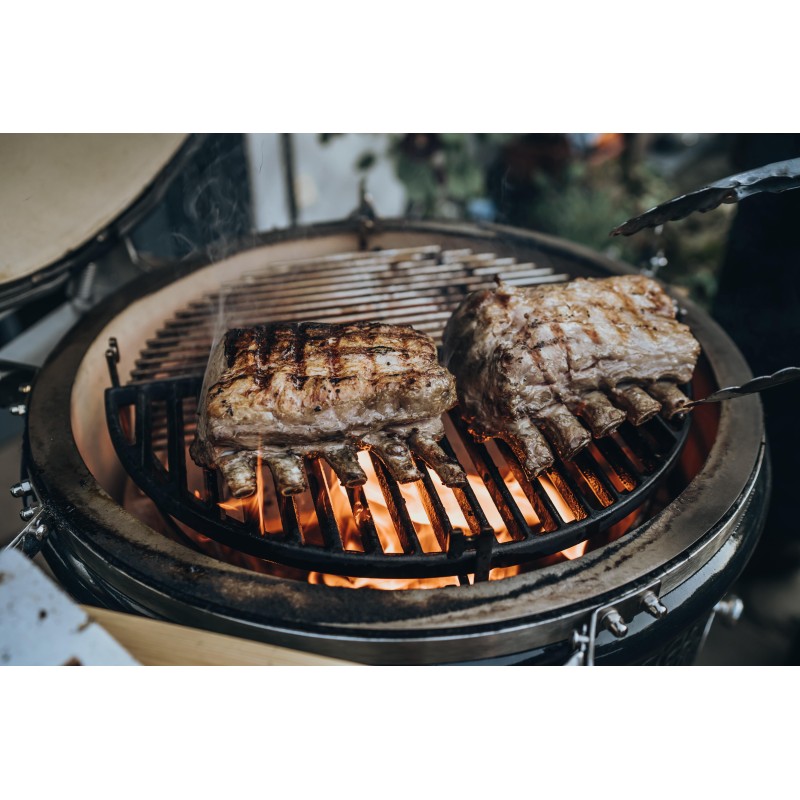 parrilla de hierro fundido