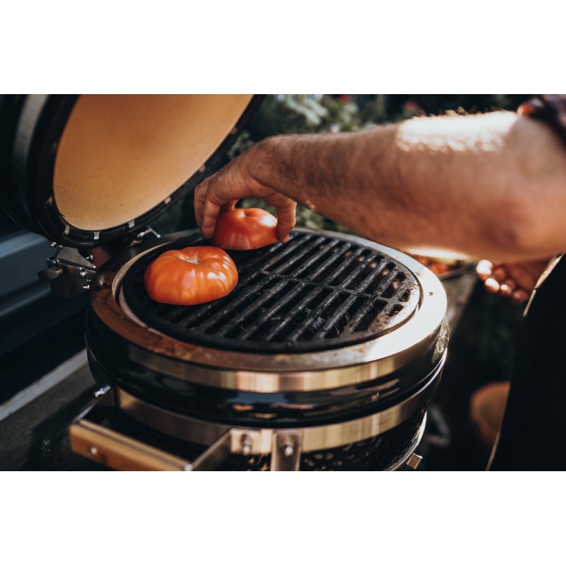 parrilla de hierro fundido