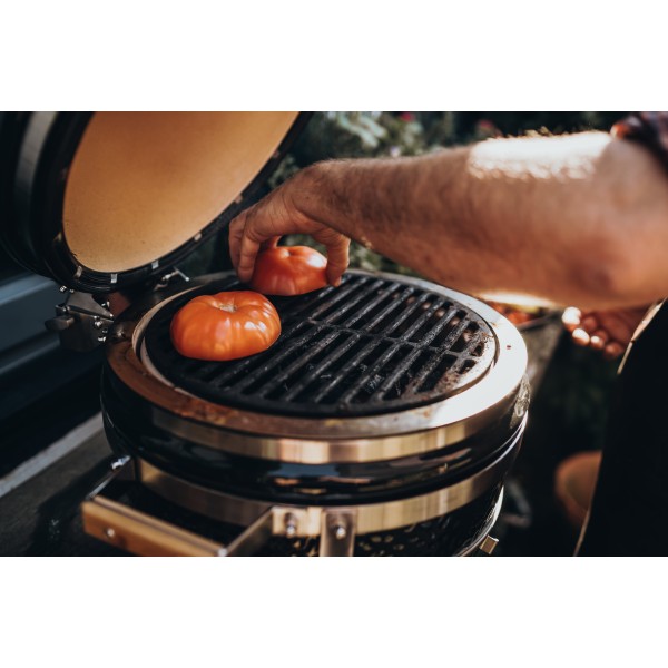 parrilla de hierro fundido