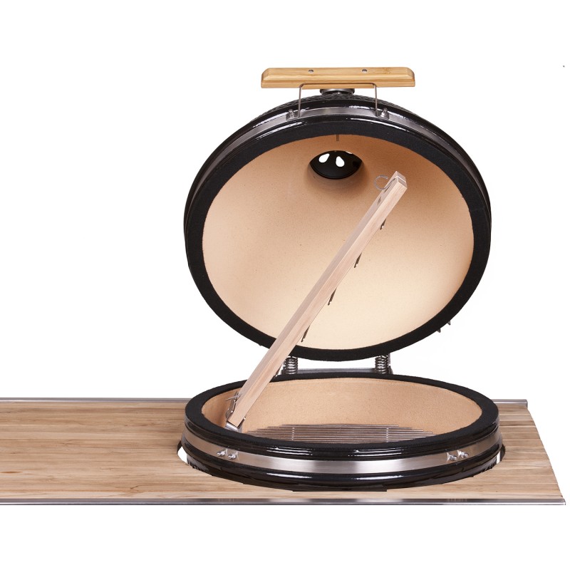 Espeto para pescado para kamado monolith