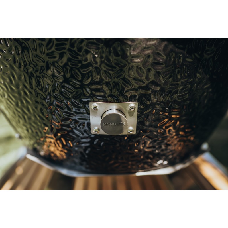 Kamado Monolith Le Chef Pro Series 2.0 Negro con Carro
