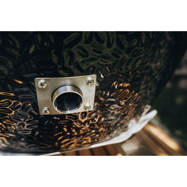 Kamado Monolith Le Chef Pro Series 2.0 Negro con Carro