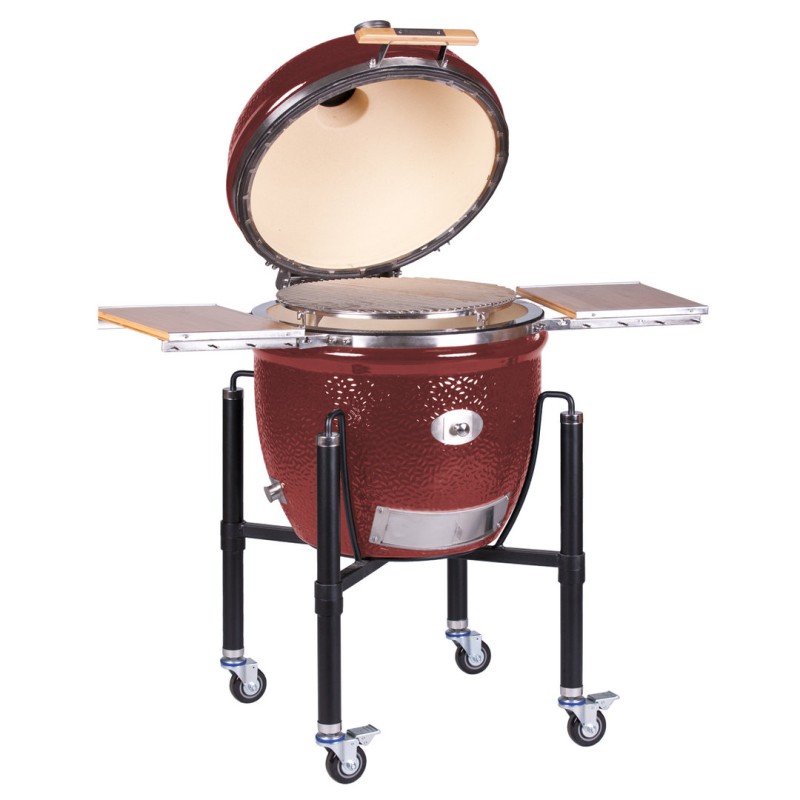 Kamado Monolith Le Chef Pro Series 2.0 Burdeos con Pies