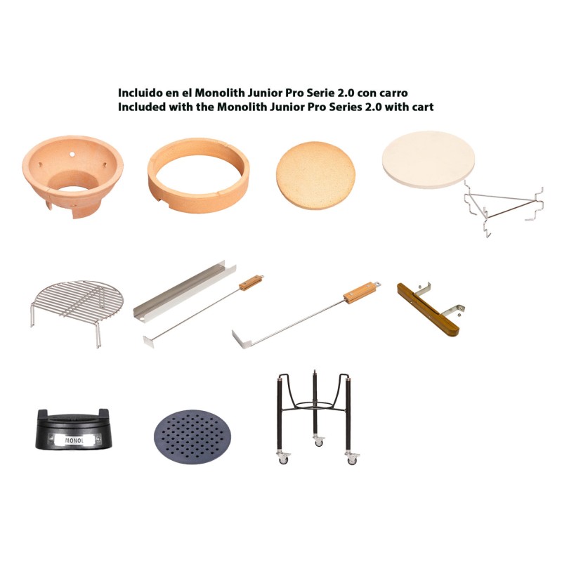 NO incluye parrilla suplementaria