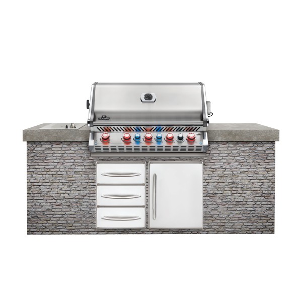 módulo de barbacoa encastrable