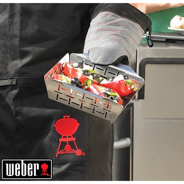 delantal y cesta weber