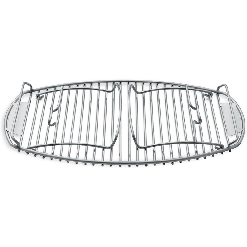 Rejilla elevada para cocción Weber en acero inoxidable
