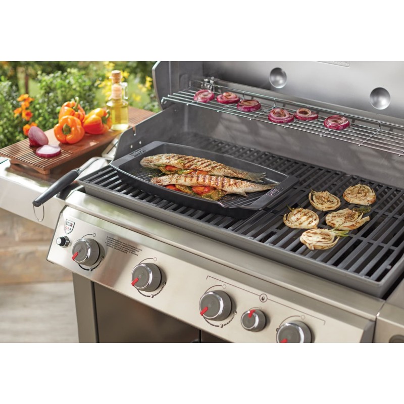 barbacoa weber con plancha