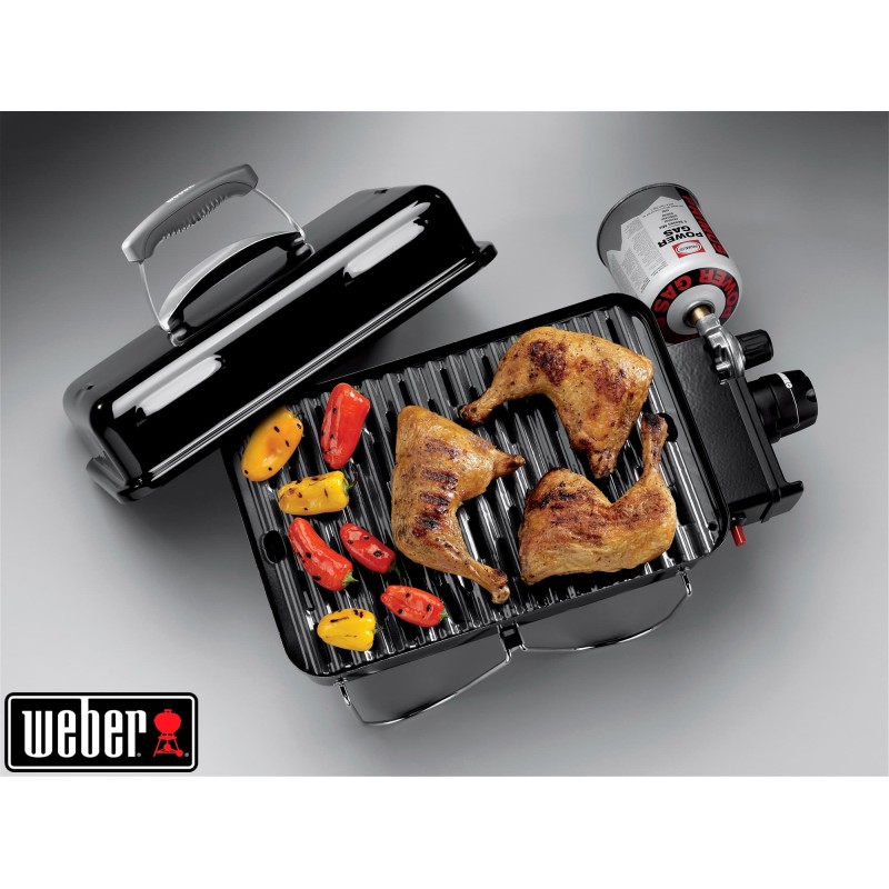 Barbacoa portátil Weber Go-anywhere negra de gas