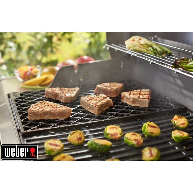 parrilla y barbacoa con rejilla para calentar