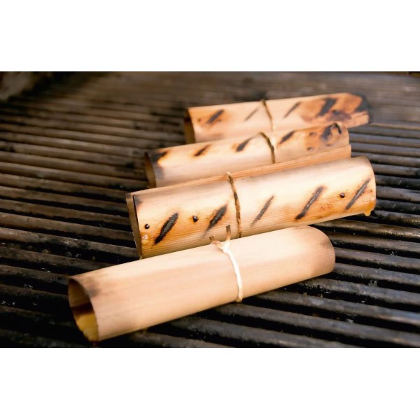 Pack 8 Wraps de madera de cerezo para ahumar Weber
