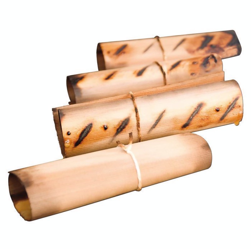 Pack 8 Wraps de madera de cerezo para ahumar Weber