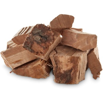 Trozos de leña de manzano para ahumar 2