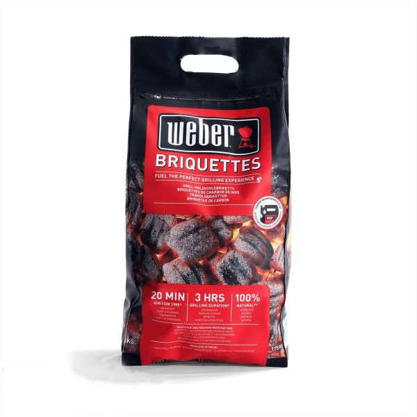 Saco de 4 kg de briquetas de carbón Weber