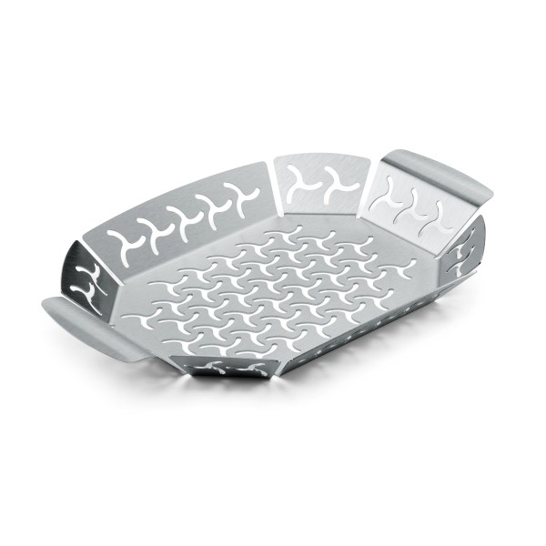 Cesta pequeña de acero inoxidable para hortalizas Weber Original