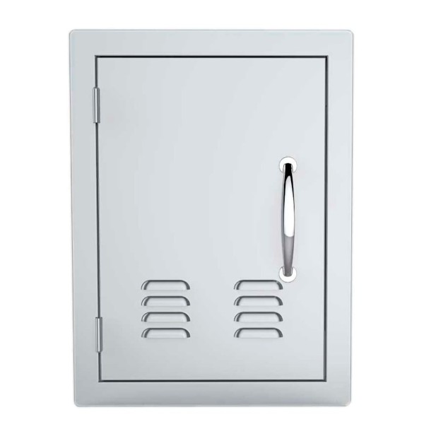 Puerta vertical ventilada izquierda