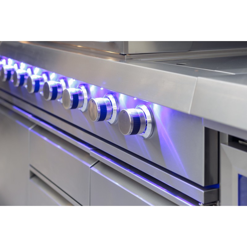 mandos reguladores de gas con luz led