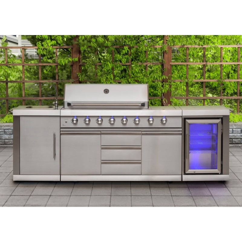Cocina Exterior Acero Inoxidable Marbella