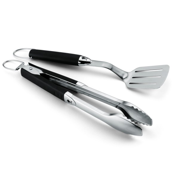 Set de 2 accesorios de acero inoxidable Weber Original - pequeño modelo
