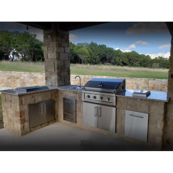 Puerta vertical Derecha con módulo cerrado Designer Series