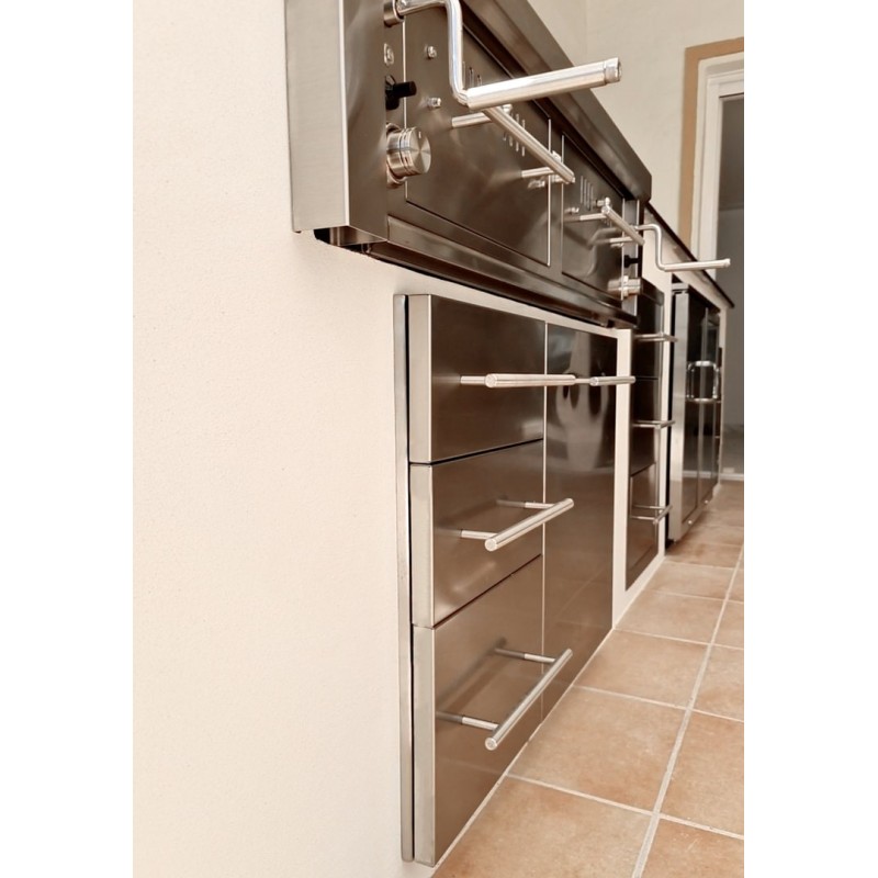 Cajonero triple + cajón botella gas o cubo basura DS